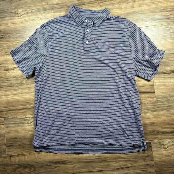 Faherty Other - Faherty Shirts Men’s XL Polo Cotton Striped Golf Logo Blue Purple